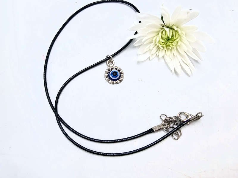 Evil Eye Necklace Mini Flower
