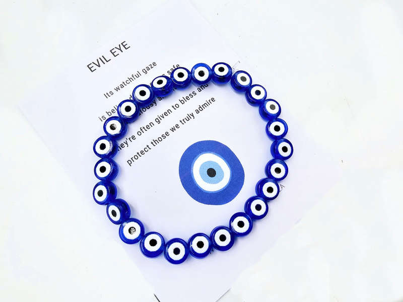 Evil Eye Round Blue Bangle