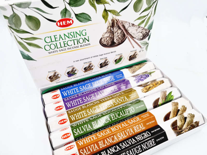 Hem Cleansing Collection White Sage Incense Blends