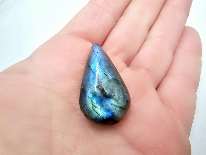 Labradorite Polished Flashy Tear