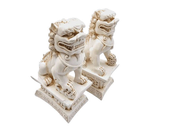 Large Feng Shui Fu Dogs (24cm) Set of 2