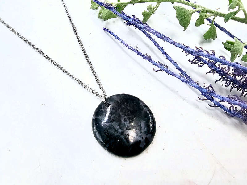 Merlinite (Gabbro) Necklace Round