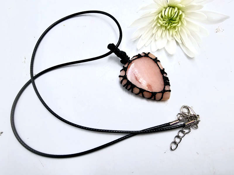 Mookaite Braided Necklace