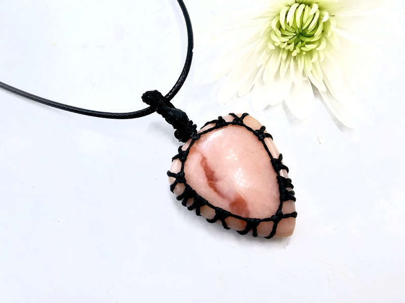 Mookaite Braided Necklace