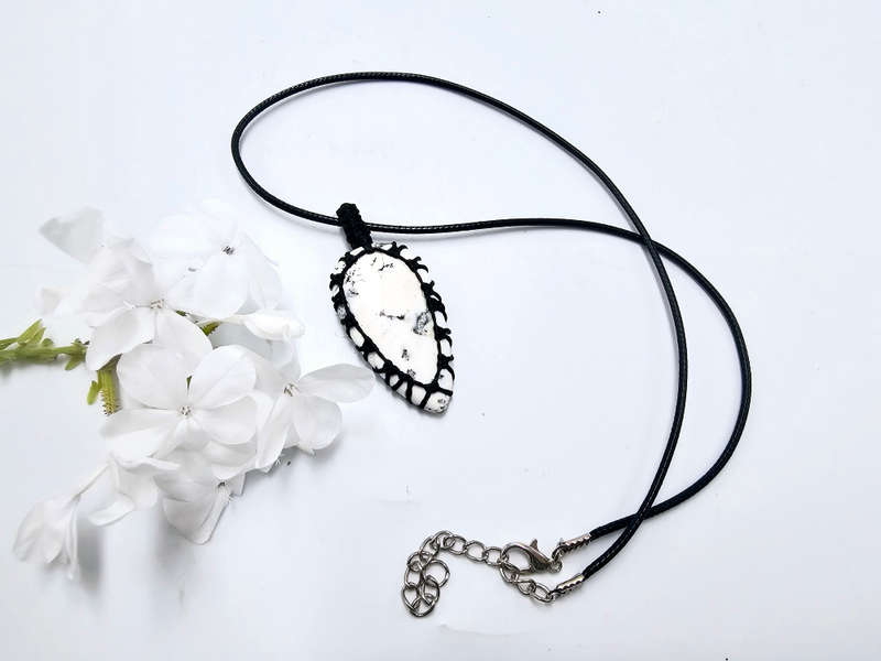 Moss Agate Braided Necklace C