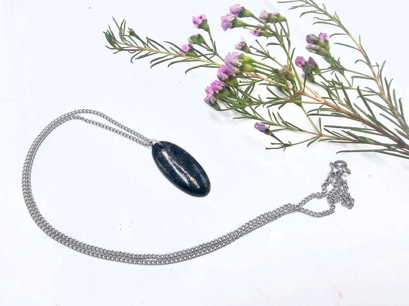 Nuummite Oval Necklace