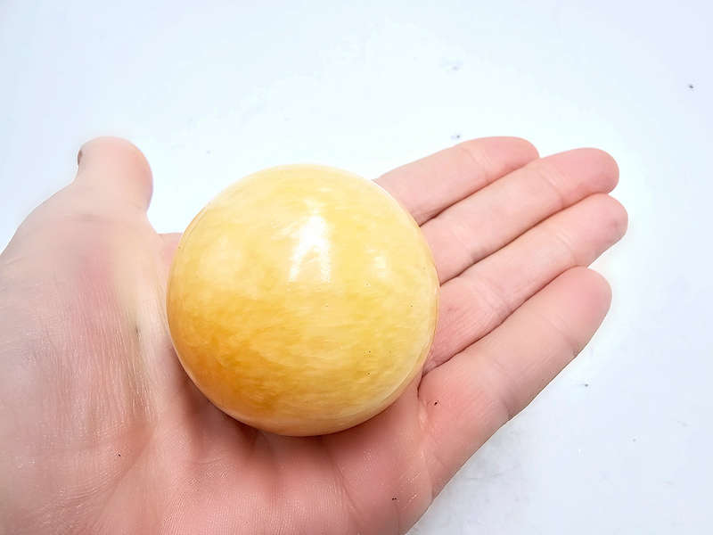 Orange Calcite Sphere A (165g)