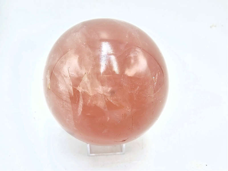 Rose Quartz Sphere A (474g) Asterism Star
