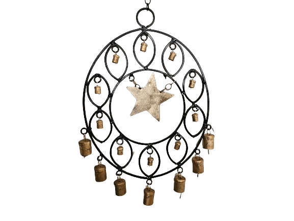Star Chime Metal Oval (58cm)