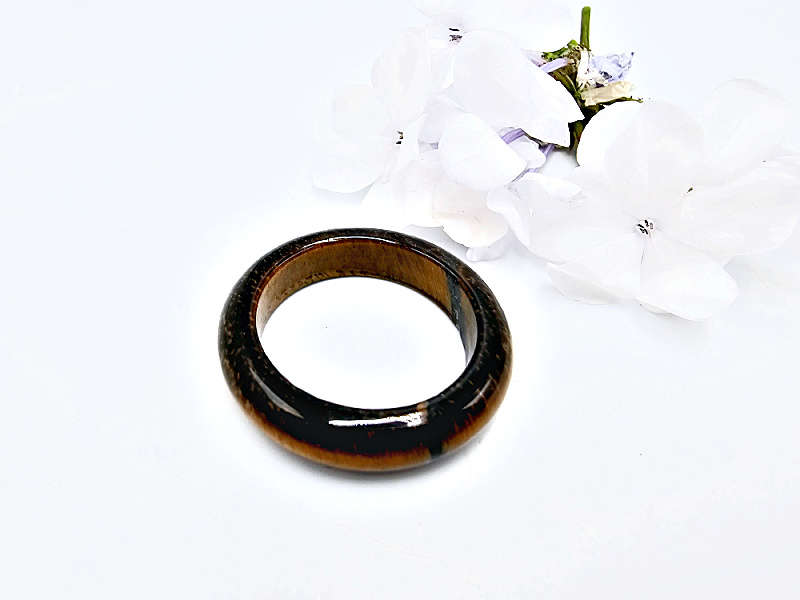 Tigers Eye Band Ring