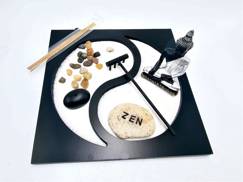 Yin Yang Buddha Zen Garden (22cm)