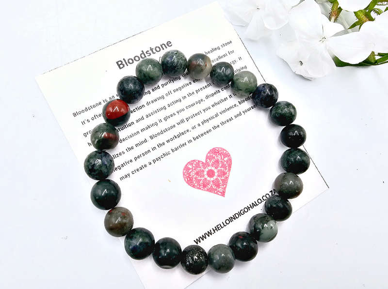 Bloodstone Bangle (8mm)