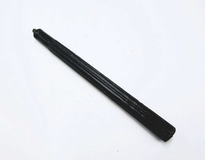 Black Candles Solid 25cm - Single (Protection)