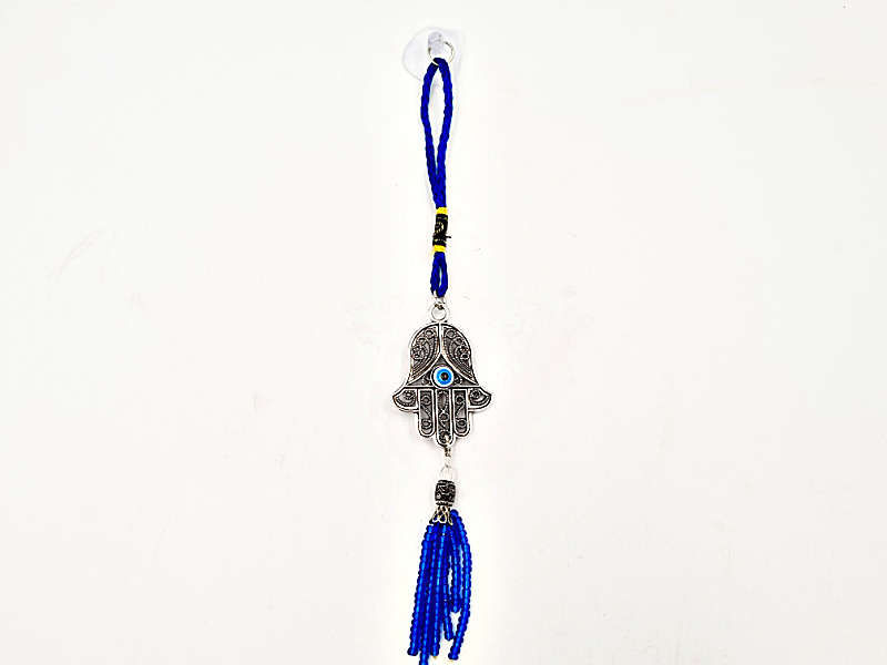 Hamsa Hand Evil Eye Bead Tassel (22cm)