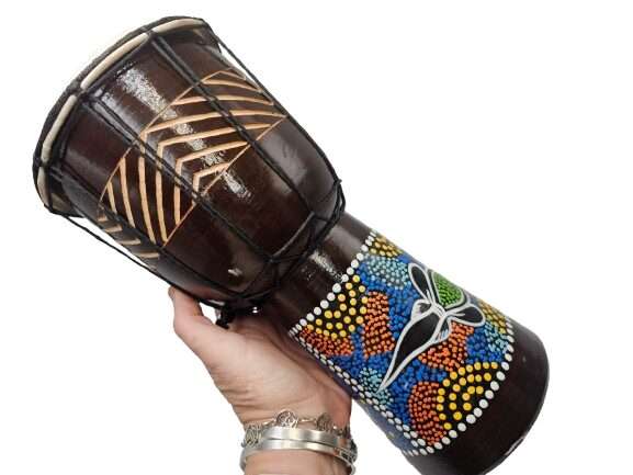 Drum 30cm (Dot Painted in Bali)