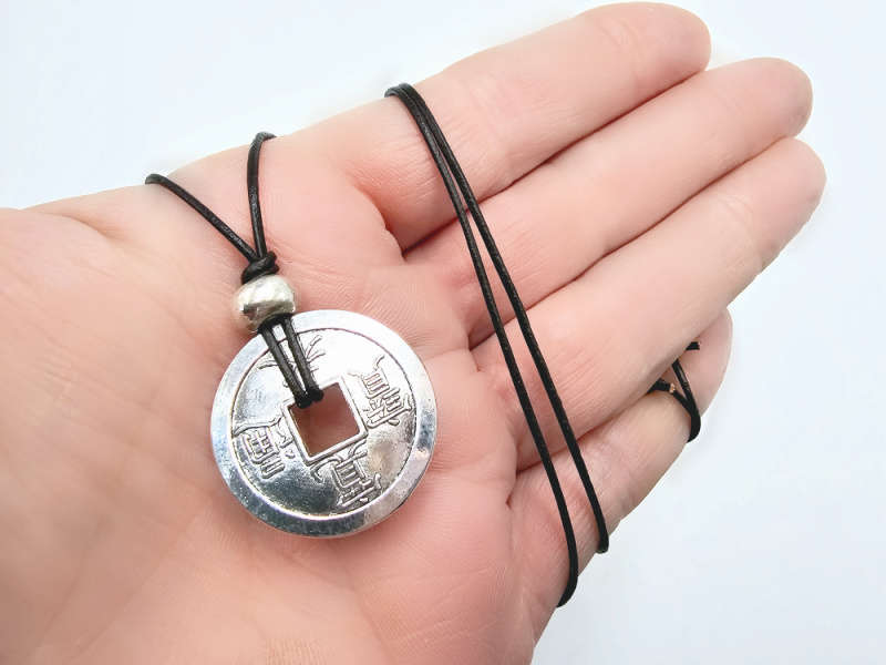 Chinese Feng Shui Coin Necklace