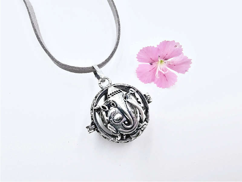 Harmony Bell Ganesha Necklace