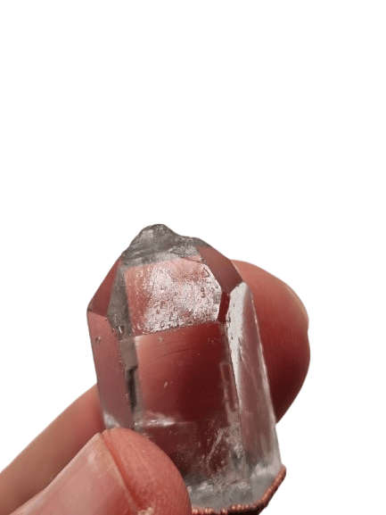 Clear Quartz Rough Record Keepers Copper Pendant B
