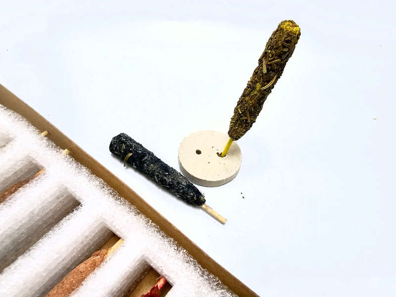 Aroma Lollipop Smudge Sticks With Holder