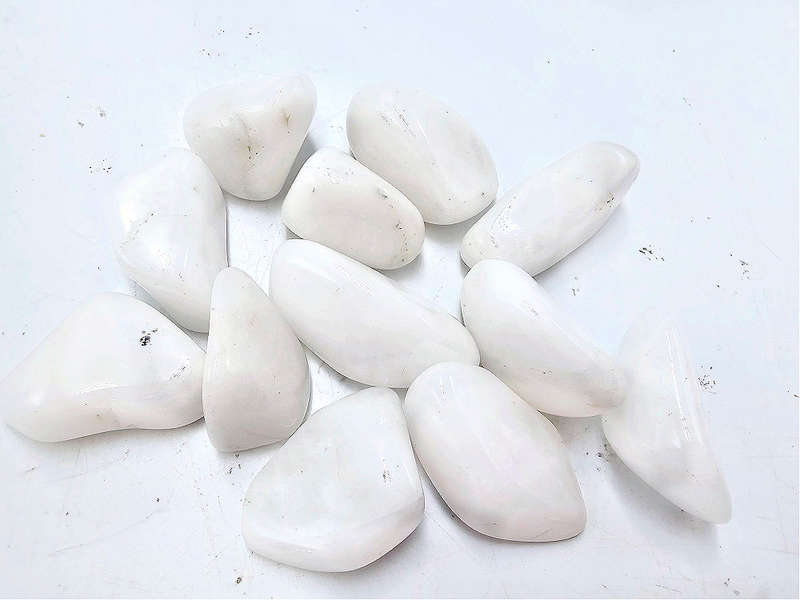 Snow Quartz Tumble Stones