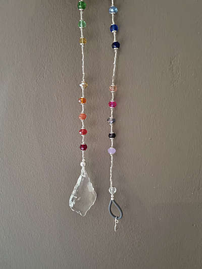 Rainbow spectrum Flat Teardrop Sun Catcher