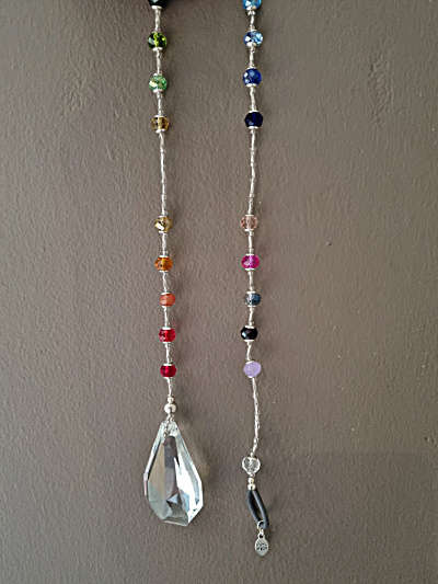 Rainbow Tear Flat Spectrum Sun Catcher