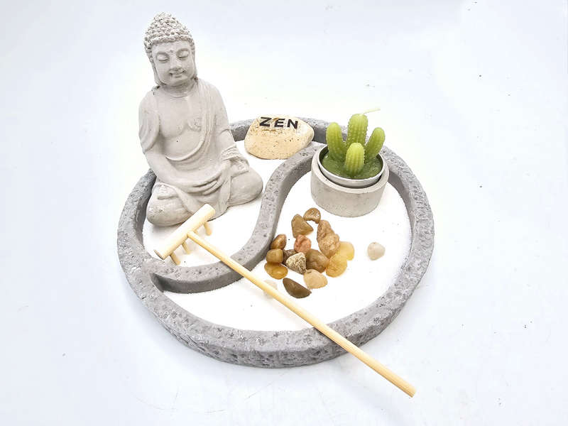 Buddha Zen Garden Round (18cm)