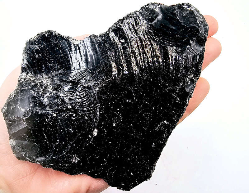 Black Obsidian Rough Large D (288g)