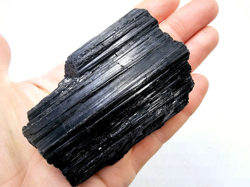 Black Tourmaline Rough Q (266g)