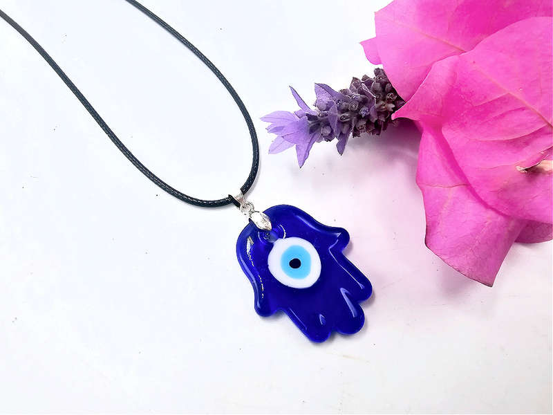Evil Eye Hand Necklace (3cm)
