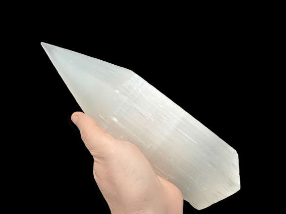 Selenite XL Point Square (20cm)