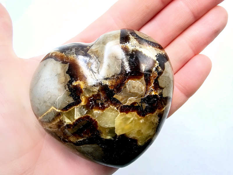 Septarian Polished Heart E (240g)