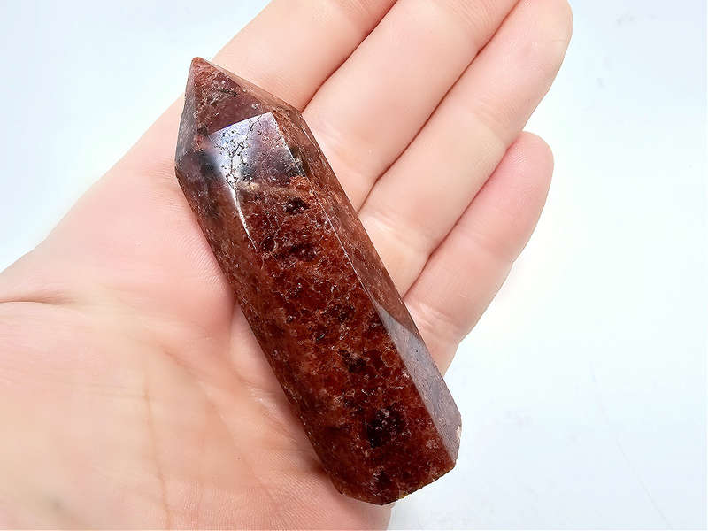 Strawberry Quartz Polished Point (62g)