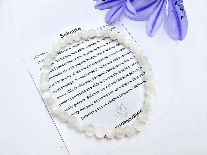 Selenite Bangle (4mm)