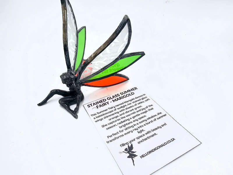 Stained Glass Summer Fairy - Marigold