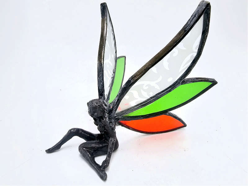 Stained Glass Summer Fairy - Marigold