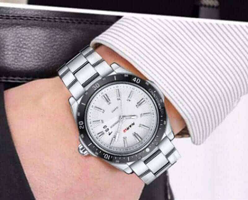 Mens Watch Nary with Quartz Movement, Stainless, Waterproof