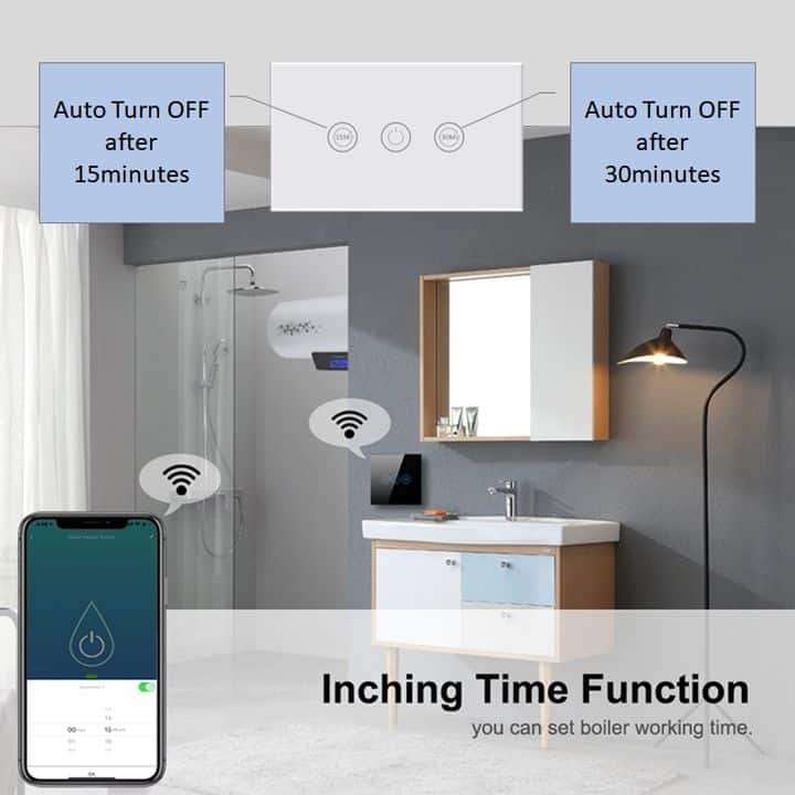 Smart Touch Switch General, Boiler 16A | One Touch Timer | WiFi Tuya Smart Life