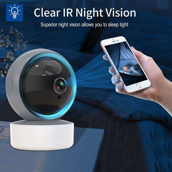 Smart CCTV Camera 5MP H265 | Full HD, Rotate, Desktop | WiFi Tuya Smart Life