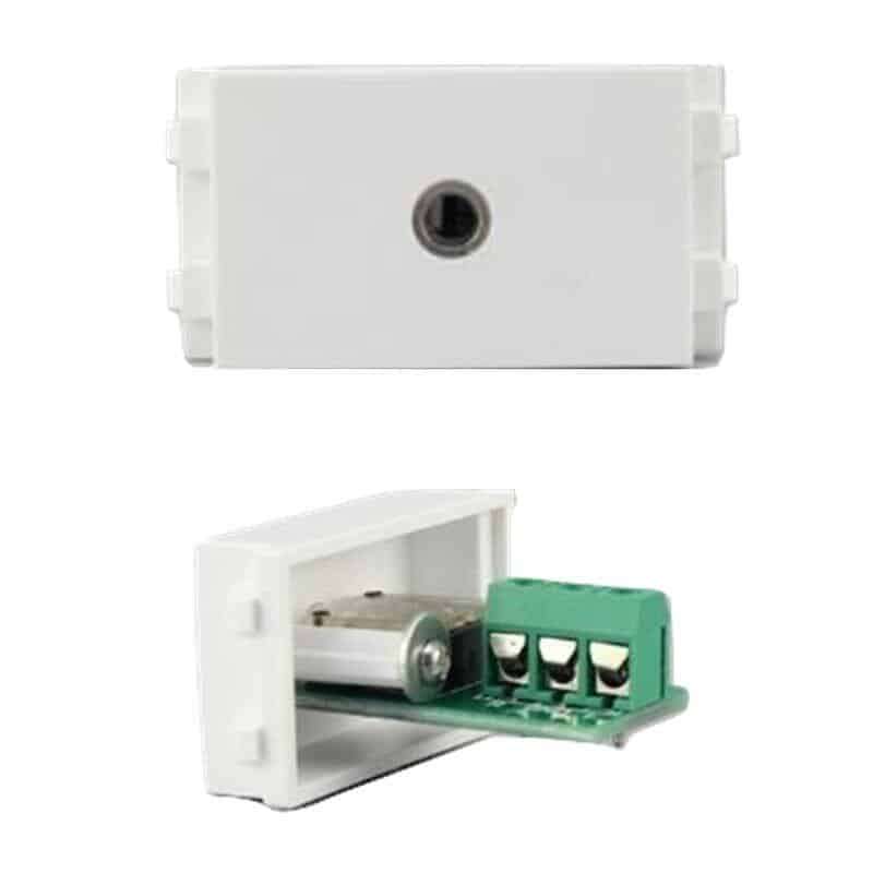 Aux 3.5mm | Keystone Wall Plate Insert | HTECH