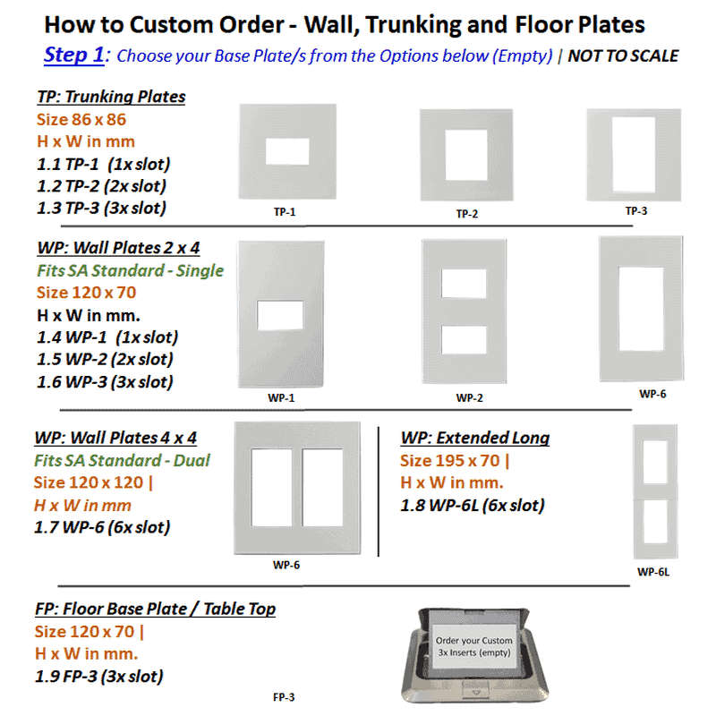Aux 6.5mm | Keystone Wall Plate Insert | HTECH