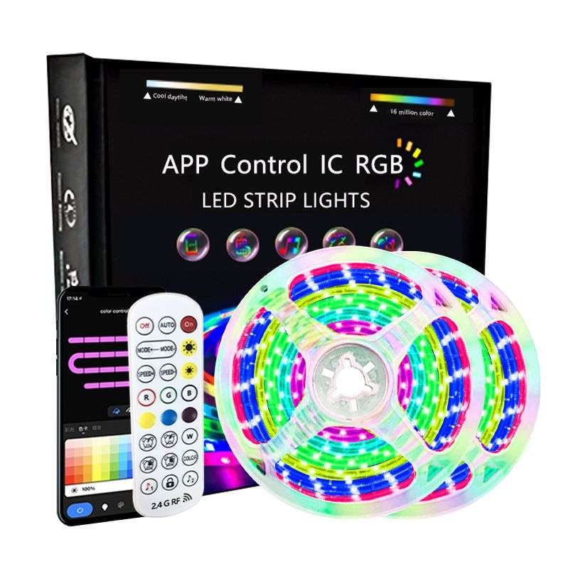 Smart 10m LED Strip Light 5050 RGBIC WiFi + Remote | Tuya Smart Life