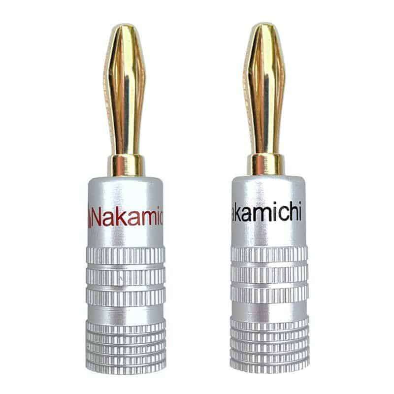 Nakamichi Speaker Connector Banana Straight Gold Plated - Pair