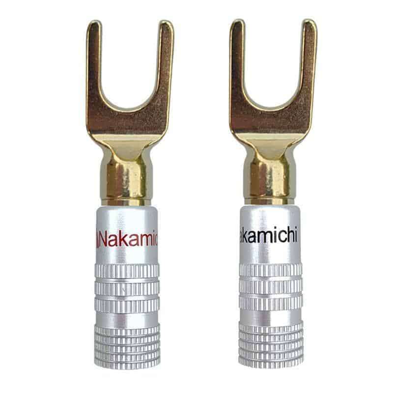 Nakamichi Speaker Connector U Spade Terminal Gold Plated - Pair