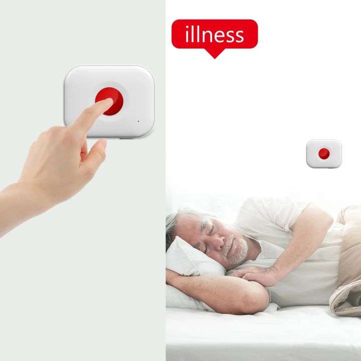 Smart SOS Panic Button Wall Mountable | WiFi & 433Mhz  | Tuya Smart Life