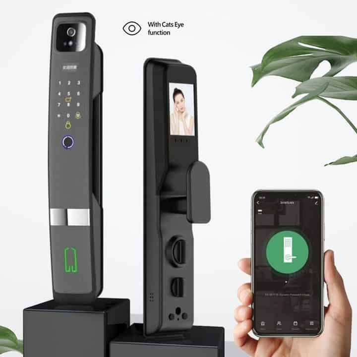 Smart WiFi Door Lock, Facial Recognition, Fingerprint, Card, Code, Key | WiFi Tuya Smart Life