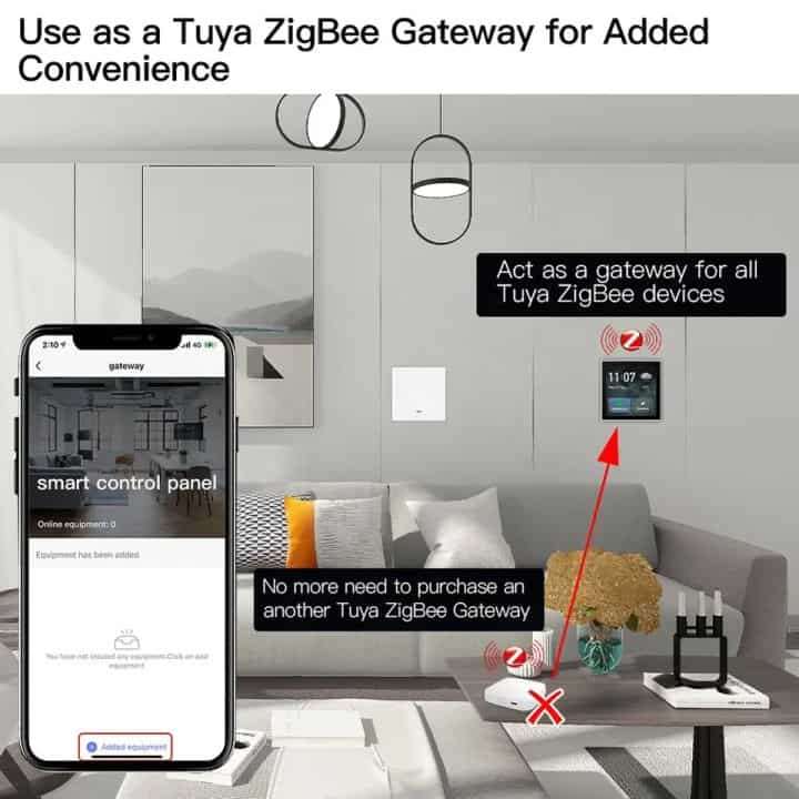 Tuya Intelligent Touch Screen Control Panel