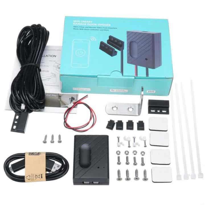 Smart Gate Garage Door Opener | Full Kit 5V-USB | WiFi Sonoff Ewelink