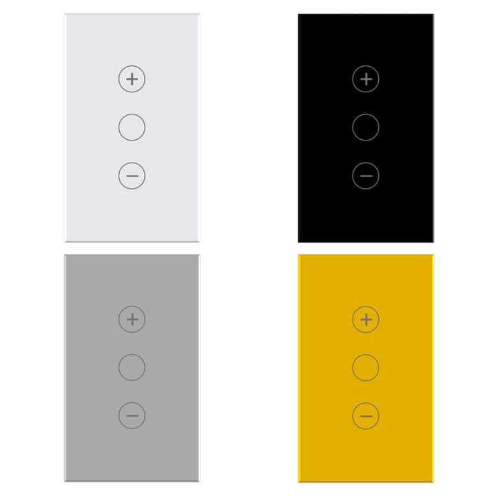 Face Plates Only | Black, Silver or Gold | 1, 2, 3 or 4 Gang | Dimmer