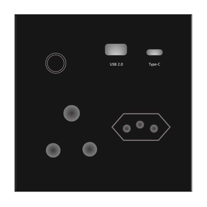 Smart Wall Socket Switch | 4x4 SA 3pin 16A Charger | Wi-Fi Tuya Smart Life